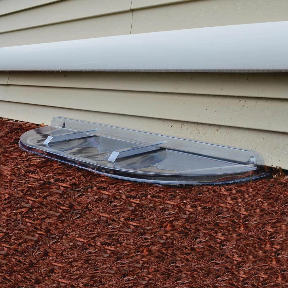 SHAPE PRODUCTS 39 in. W x 13 in. D x 2-1/2 in. H Economy Straight Flat Window Well Cover 4 SHAPE PRODUCTS 39 in. W x 13 in. D x 2-1/2 in. H Economy Straight Flat Window Well Cover - Image 2