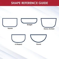 SHAPE PRODUCTS 40 in. W x 21 in. D x 2-1/2 in. H Premium Heavy-Arched Flat Window Well Cover -Biggie Sales shape products window wells accessories 4021umb 1f 1000