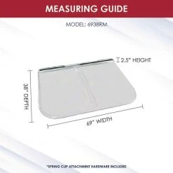 SHAPE PRODUCTS 69 in. x 38 in. Polycarbonate Rectangular Egress Cover -Biggie Sales shape products window wells accessories 6938rm 4f 1000