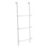SHAPE PRODUCTS 3-Step White Steel Window Well Escape Ladder -Biggie Sales shape products window wells accessories spels 3w 64 1000