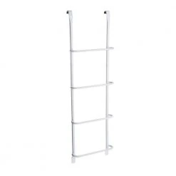 SHAPE PRODUCTS 4-Step White Steel Window Well Escape Ladder