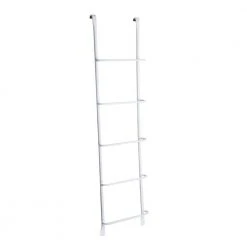 SHAPE PRODUCTS 5-Step White Steel Window Well Escape Ladder