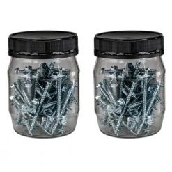 Biggie Sales 30 Venti Air #8 x 1 in. Sharp Point Zinc Plated (1/4 in. Slotted Hex Head) Screw (2 x 50-Pack)