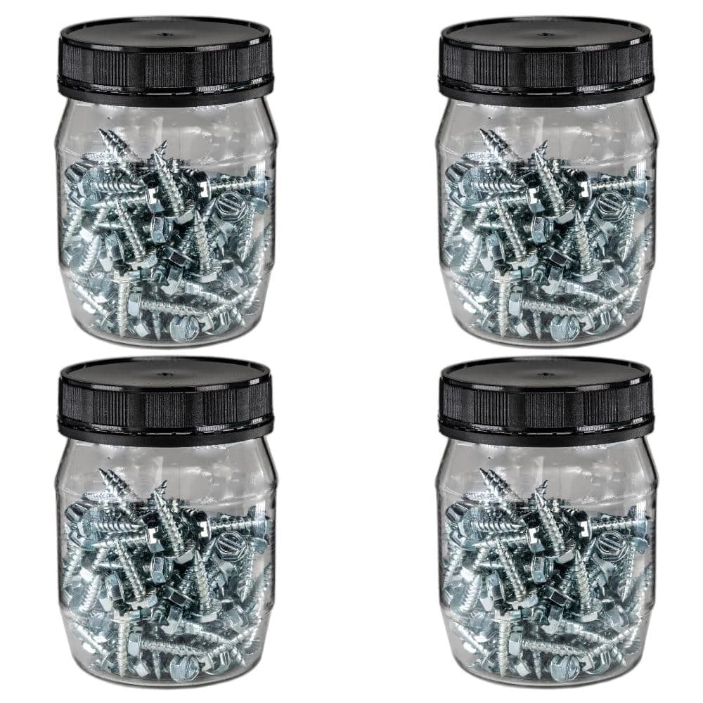 Venti Air #10 x 3/4 in. Sharp Point Zinc Plated 5/16 in. Slotted Hex Head Screw (4 x 100-Pack) 3 Venti Air #10 x 3/4 in. Sharp Point Zinc Plated 5/16 in. Slotted Hex Head Screw (4 x 100-Pack)