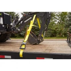 Husky 2 in. x 27 ft. Heavy-Duty Ratchet Tie-Down Strap with Flat Hooks 19 Husky 2 in. x 27 ft. Heavy-Duty Ratchet Tie-Down Strap with Flat Hooks -Biggie Sales yellows golds husky ratchet straps fh0850 31 1000